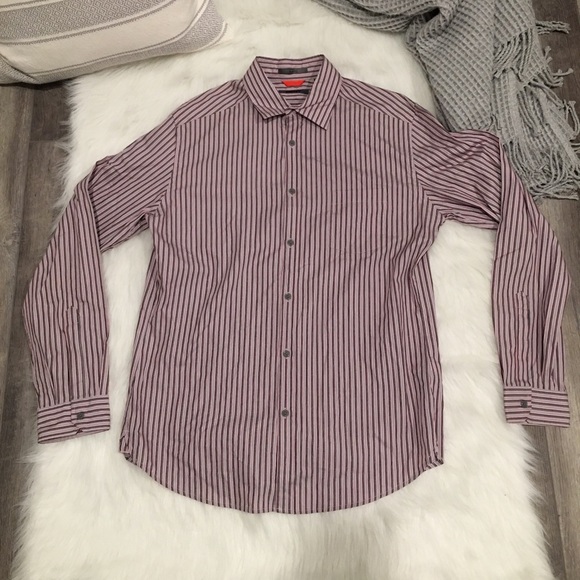 Dkny Other - DKNY Pink Stripped Slim Fit Button Down Shirt
